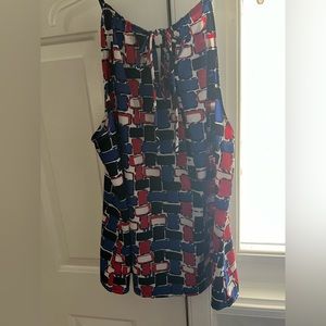 Banana Republic patterned sleeveless top